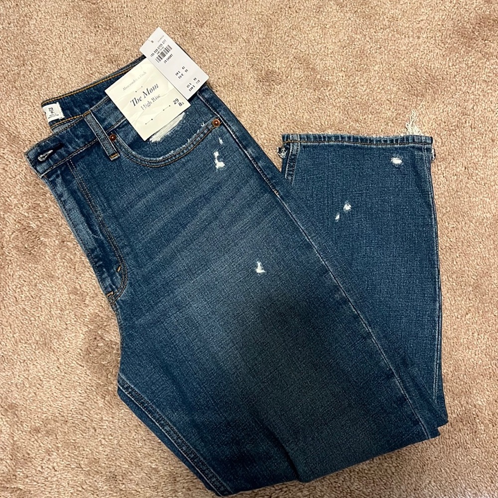 Abercrombie High Rise Mom Jeans